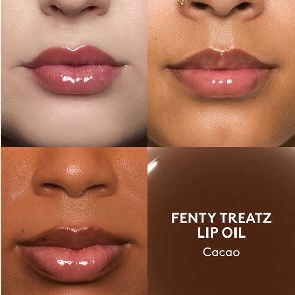 FENTY CHOCOLIT TREATZ DUO/Mini GLOSS BOMB Hot Chocolit+ FENTY TREATZ Cacao NIB! - Picture 4 of 9